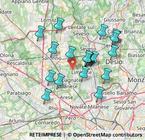 Mappa Via XII Strada, 20031 Cesate MI, Italia (6.4125)