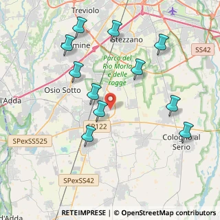 Mappa Str. Consortile della Vite, 24049 Verdello BG, Italia (4.21182)