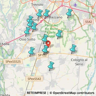 Mappa Str. Consortile della Vite, 24049 Verdello BG, Italia (3.85071)