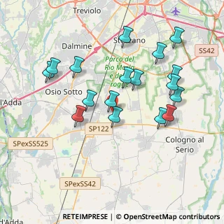 Mappa Str. Consortile della Vite, 24049 Verdello BG, Italia (3.77529)