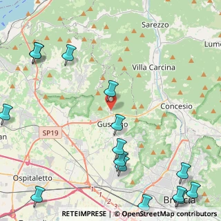 Mappa Via Fontana, 25064 Gussago BS, Italia (6.50933)