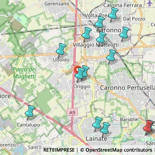 Mappa Via Cavour, 21040 Origgio VA, Italia (2.68786)