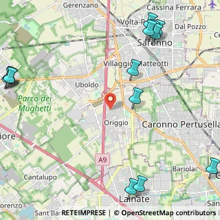 Mappa Via Cavour, 21040 Origgio VA, Italia (3.29143)