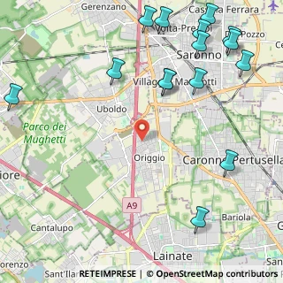 Mappa Via Cavour, 21040 Origgio VA, Italia (2.96733)