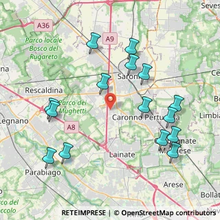 Mappa Via Cavour, 21040 Origgio VA, Italia (4.486)