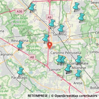 Mappa Via Cavour, 21040 Origgio VA, Italia (5.10286)