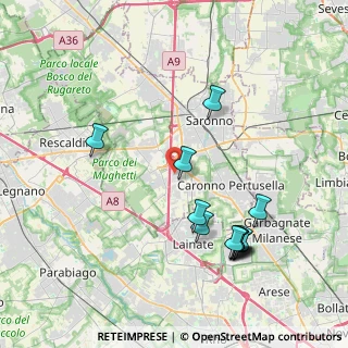 Mappa Via Cavour, 21040 Origgio VA, Italia (4.24769)