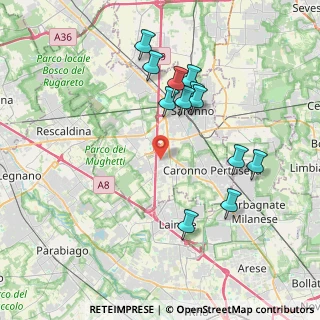 Mappa Via Cavour, 21040 Origgio VA, Italia (3.775)