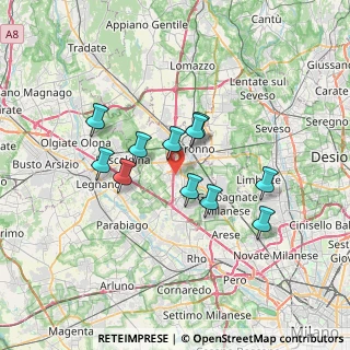 Mappa Via Cavour, 21040 Origgio VA, Italia (5.63727)