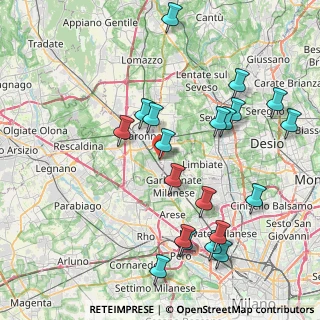 Mappa Via Banfi Monsignor Serafino, 21042 Caronno Pertusella VA, Italia (8.844)