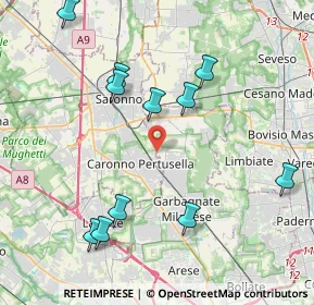 Mappa Via Banfi Monsignor Serafino, 21042 Caronno Pertusella VA, Italia (4.41727)