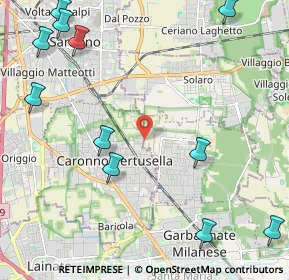 Mappa Via Banfi Monsignor Serafino, 21042 Caronno Pertusella VA, Italia (2.98182)