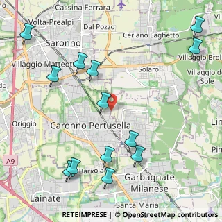 Mappa Via Banfi Monsignor Serafino, 21042 Caronno Pertusella VA, Italia (2.62077)