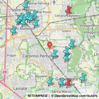 Mappa Via Banfi Monsignor Serafino, 21042 Caronno Pertusella VA, Italia (2.9315)