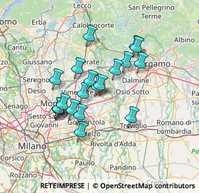 Mappa 20877 Roncello MB, Italia (11.372)