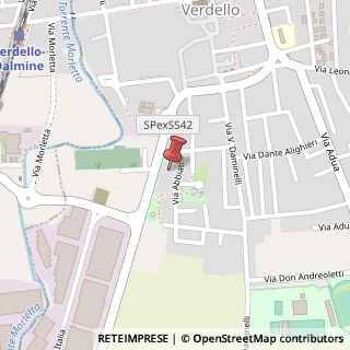 Mappa Via F. Abbiati, 41, 24049 Verdello, Bergamo (Lombardia)