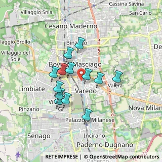 Mappa Viale Sant'Aquilino, 20814 Varedo MB, Italia (1.41462)