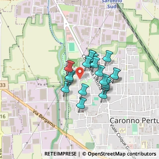 Mappa Via Matteotti Giacomo, 21042 Caronno Pertusella VA, Italia (0.291)
