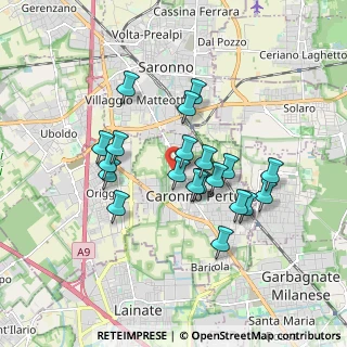 Mappa Via Matteotti Giacomo, 21042 Caronno Pertusella VA, Italia (1.513)