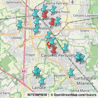 Mappa Via Matteotti Giacomo, 21042 Caronno Pertusella VA, Italia (2.287)