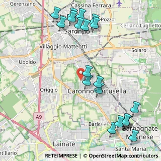 Mappa Via Matteotti Giacomo, 21042 Caronno Pertusella VA, Italia (2.671)