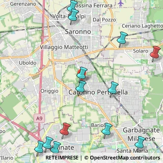 Mappa Via Matteotti Giacomo, 21042 Caronno Pertusella VA, Italia (3.24733)
