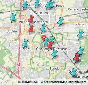 Mappa Via Matteotti Giacomo, 21042 Caronno Pertusella VA, Italia (2.364)