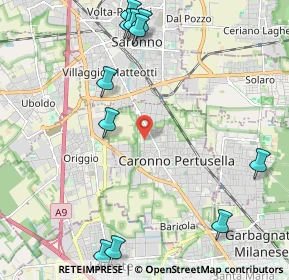 Mappa Via Matteotti Giacomo, 21042 Caronno Pertusella VA, Italia (2.72909)