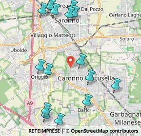 Mappa Via Matteotti Giacomo, 21042 Caronno Pertusella VA, Italia (2.49867)