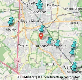 Mappa Via Matteotti Giacomo, 21042 Caronno Pertusella VA, Italia (2.73833)