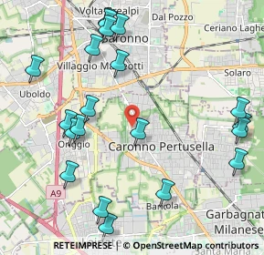 Mappa Via Matteotti Giacomo, 21042 Caronno Pertusella VA, Italia (2.484)