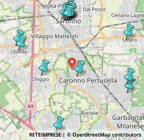 Mappa Via Matteotti Giacomo, 21042 Caronno Pertusella VA, Italia (2.715)