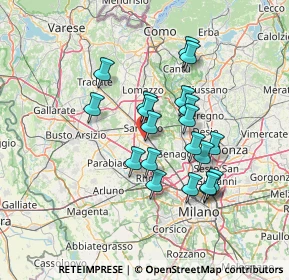 Mappa Via Matteotti Giacomo, 21042 Caronno Pertusella VA, Italia (11.822)