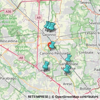 Mappa Via Matteotti Giacomo, 21042 Caronno Pertusella VA, Italia (3.38364)