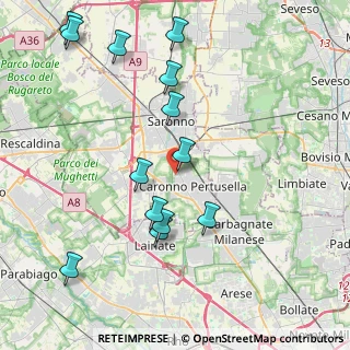 Mappa Via Matteotti Giacomo, 21042 Caronno Pertusella VA, Italia (4.48692)