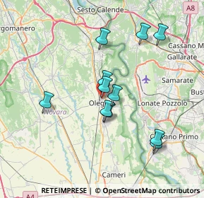 Mappa Via della Pace, 28047 Oleggio NO, Italia (6.42273)