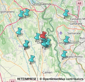 Mappa Via della Pace, 28047 Oleggio NO, Italia (6.47267)