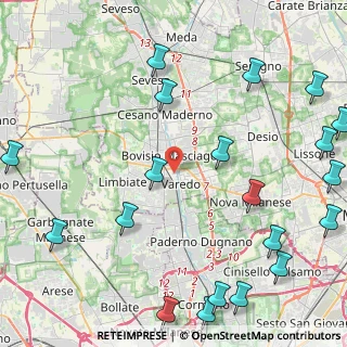 Mappa Via Ruggero Leoncavallo, 20814 Varedo MB, Italia (6.192)