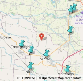Mappa Via Michelangelo Buonarroti, 30037 Scorzè VE, Italia (6.86083)
