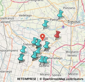 Mappa Via Michelangelo Buonarroti, 30037 Scorzè VE, Italia (6.84938)