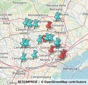 Mappa Via Michelangelo Buonarroti, 30037 Scorzè VE, Italia (12.16176)