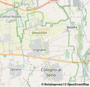 Mappa 24055 Cologno Al Serio BG, Italia (2.135)