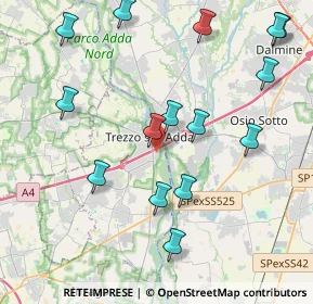 Mappa Via Michelangelo B., 20056 Trezzo sull'Adda MI, Italia (4.55533)