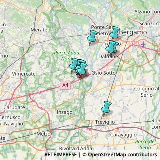 Mappa Via Michelangelo B., 20056 Trezzo sull'Adda MI, Italia (4.48455)