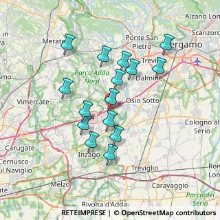 Mappa Via Michelangelo B., 20056 Trezzo sull'Adda MI, Italia (6.45267)