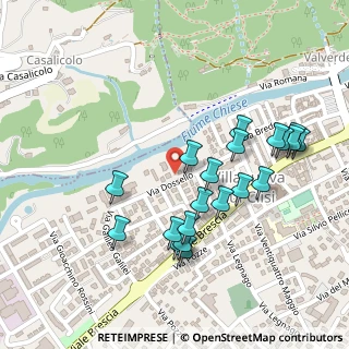 Mappa Via Dossello, 25089 Villanuova Sul Clisi BS, Italia (0.241)