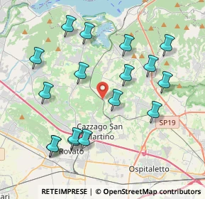 Mappa Via Torre, 25046 Cazzago San Martino BS, Italia (4.21706)