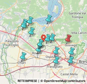 Mappa Via Torre, 25046 Cazzago San Martino BS, Italia (6.83375)