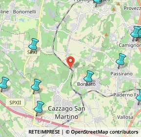 Mappa Via Torre, 25046 Cazzago San Martino BS, Italia (3.37357)