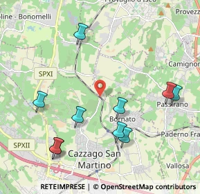 Mappa Via Torre, 25046 Cazzago San Martino BS, Italia (2.81429)